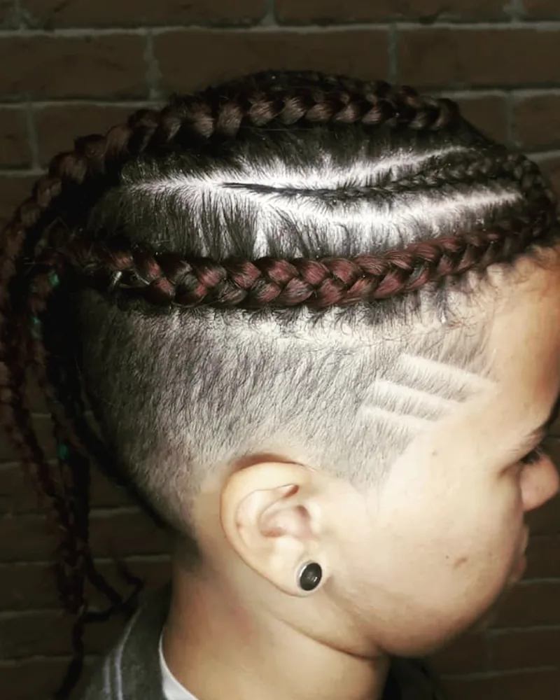 Trança feita pelo Caíque — foto 1